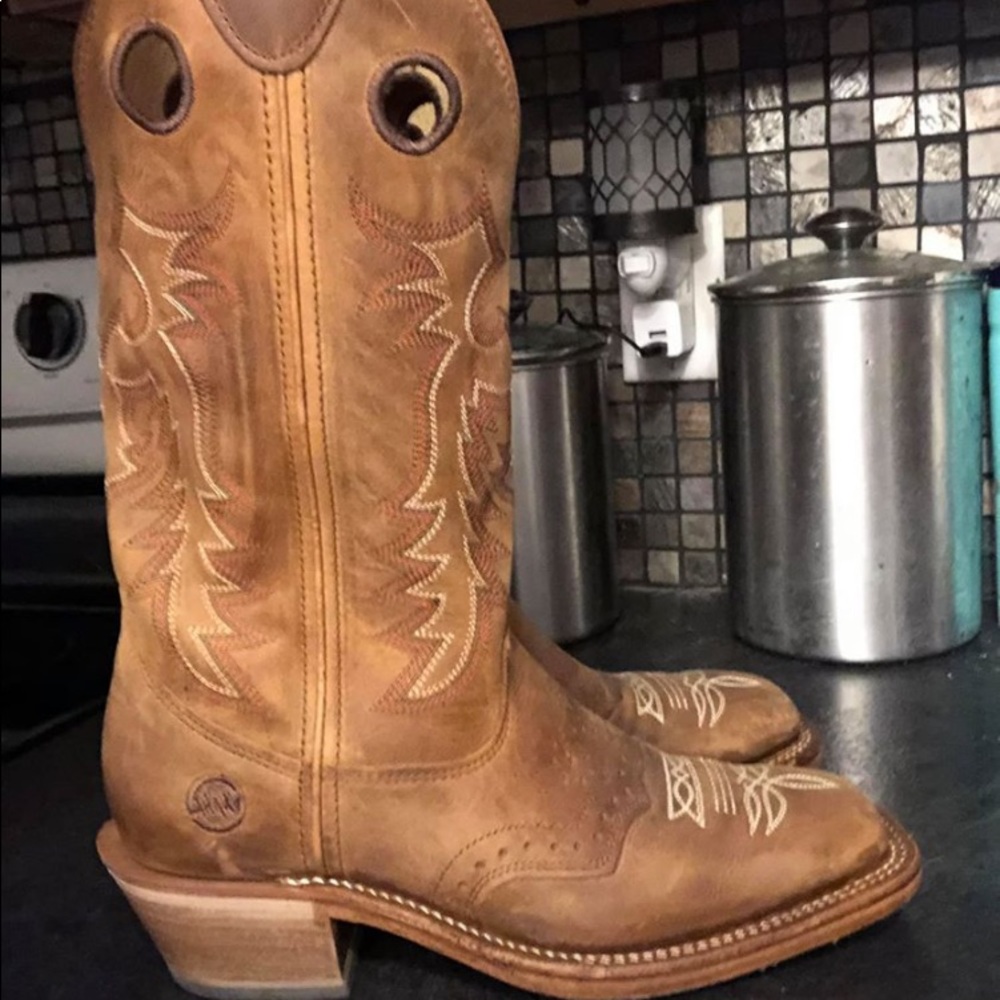 Men’s Double H cowboy boots, size 9D